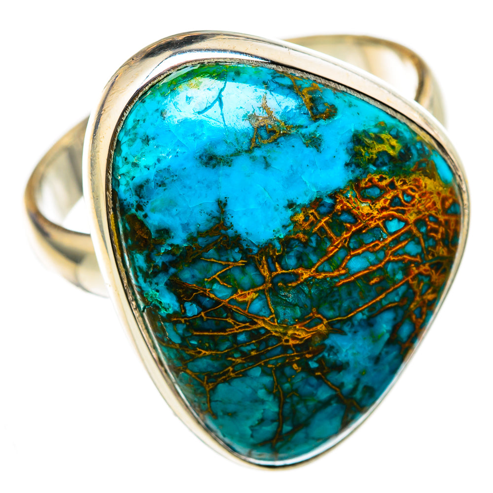 Chrysocolla Rings handcrafted by Anasilvercos - RING103309 - Photo 2