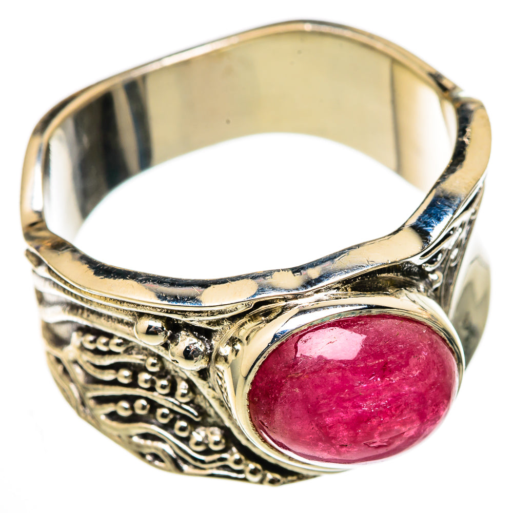 Pink Tourmaline Rings handcrafted by Anasilvercos - RING103311