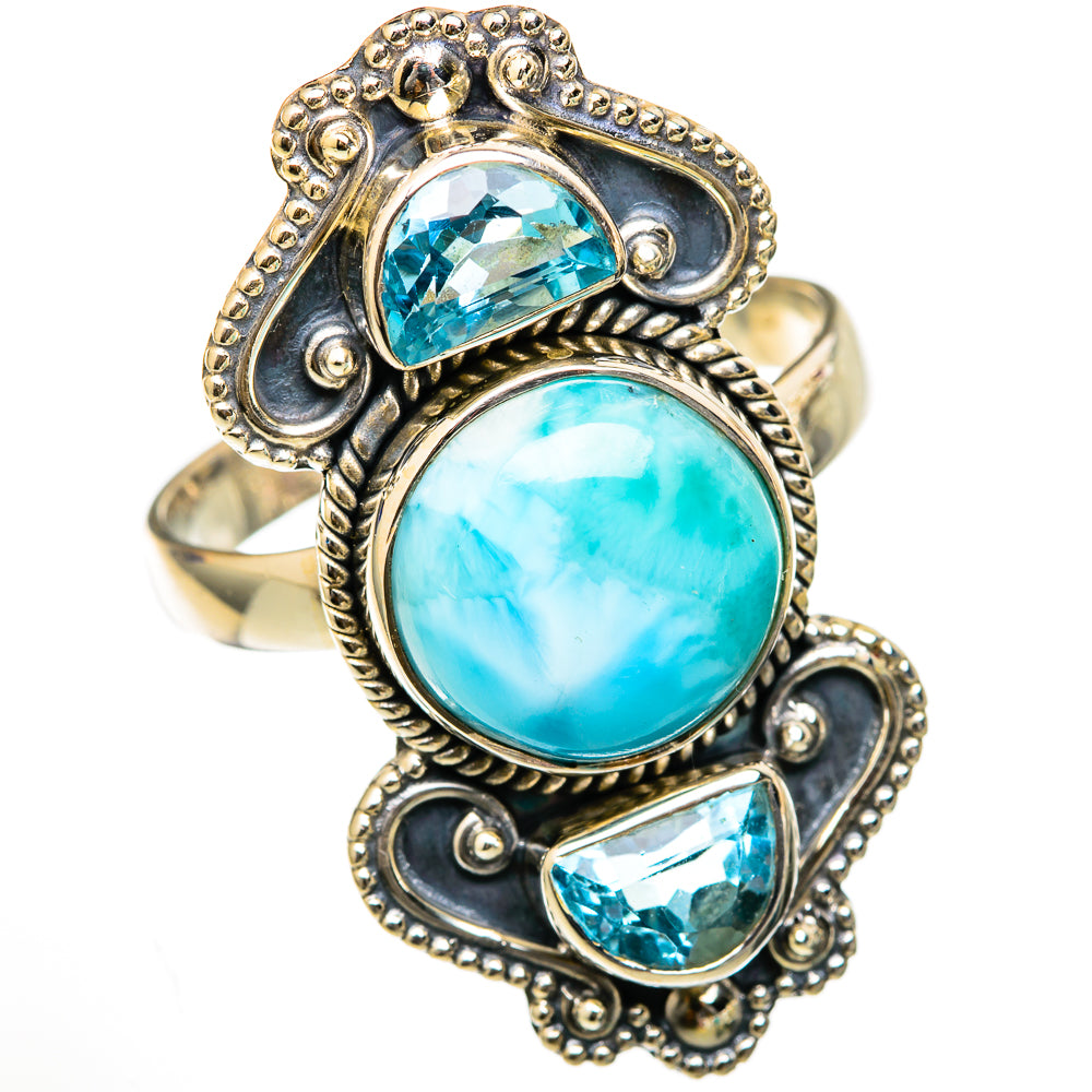 Larimar Rings handcrafted by Anasilvercos - RING103339 - Photo 2