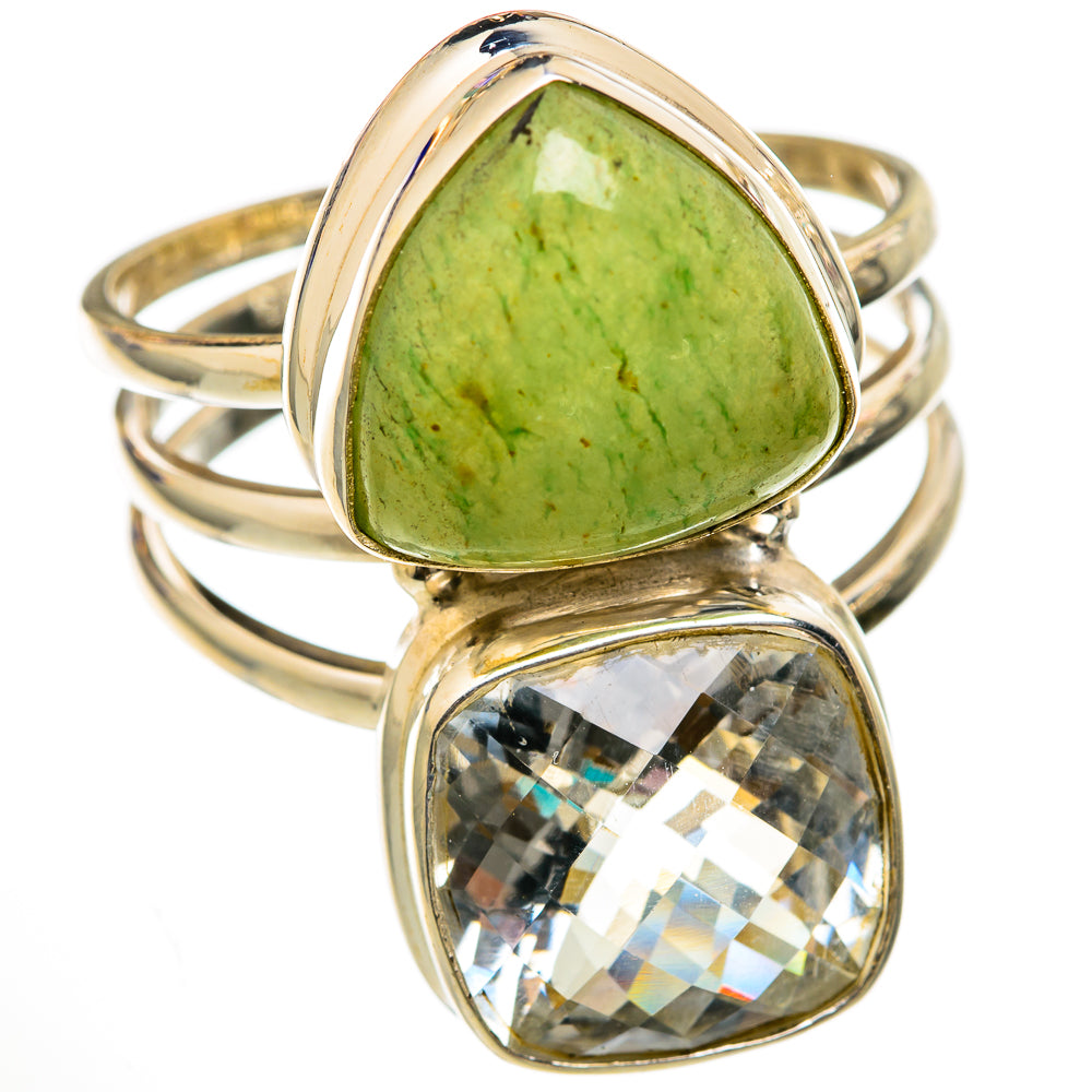 Green Aventurine Rings handcrafted by Anasilvercos - RING103347 - Photo 2