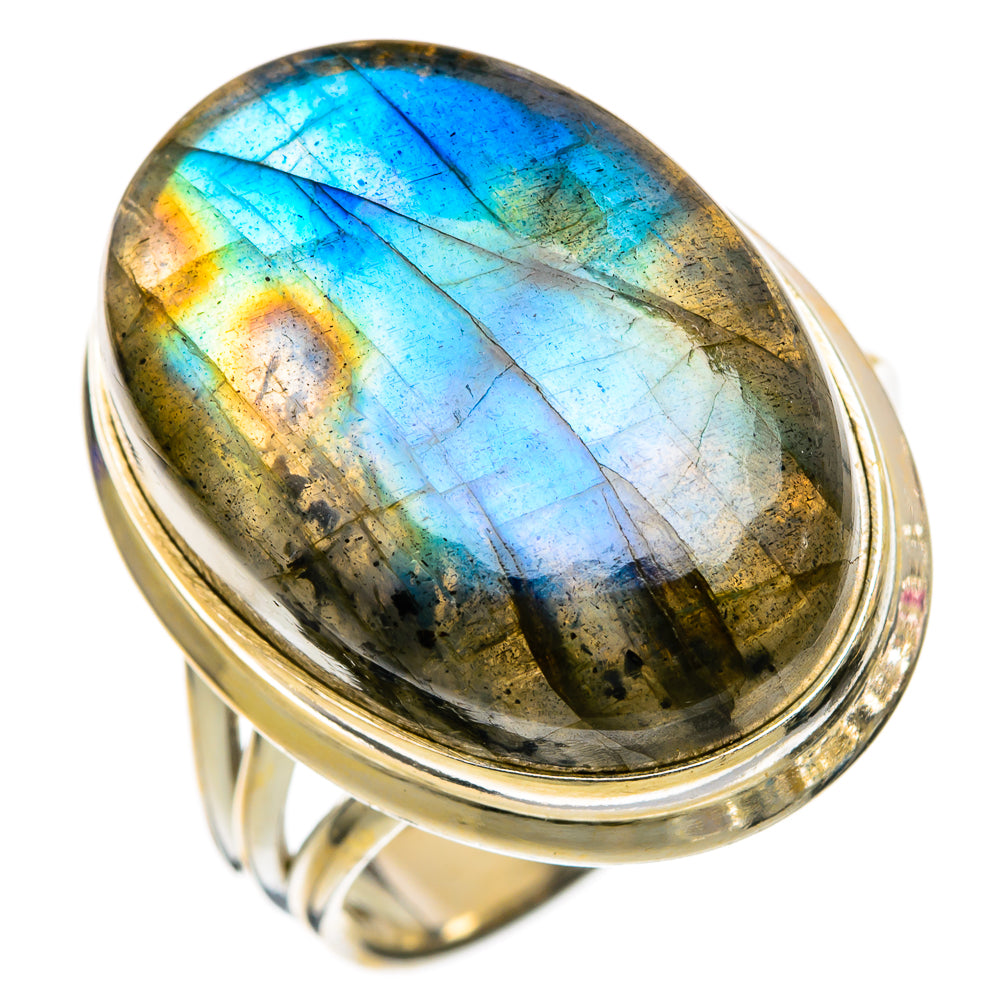 Labradorite Rings handcrafted by Anasilvercos - RING103382