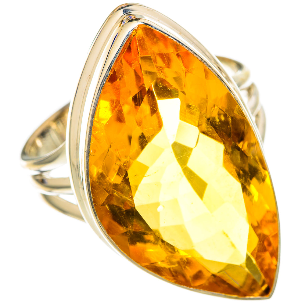 Citrine Rings handcrafted by Anasilvercos - RING103406