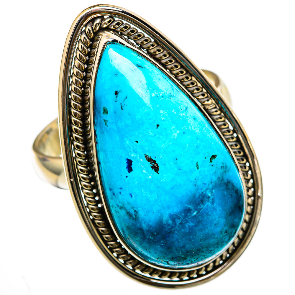 Chrysocolla Rings handcrafted by Anasilvercos - RING103432