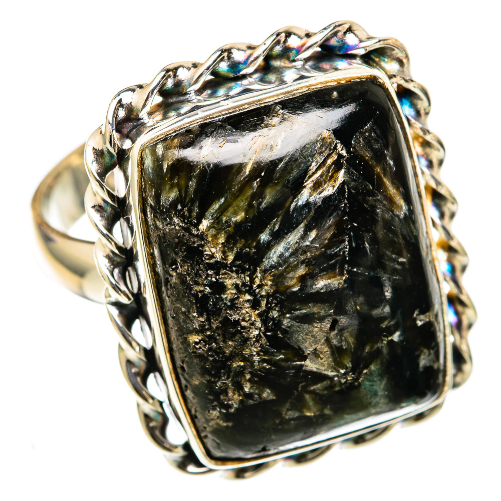 Seraphinite Rings handcrafted by Anasilvercos - RING103441 - Photo 2