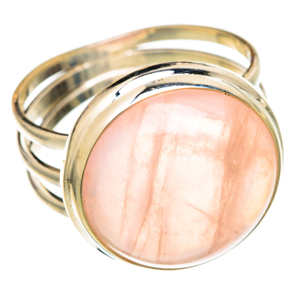 Rose Quartz Rings handcrafted by Anasilvercos - RING103449 - Photo 2