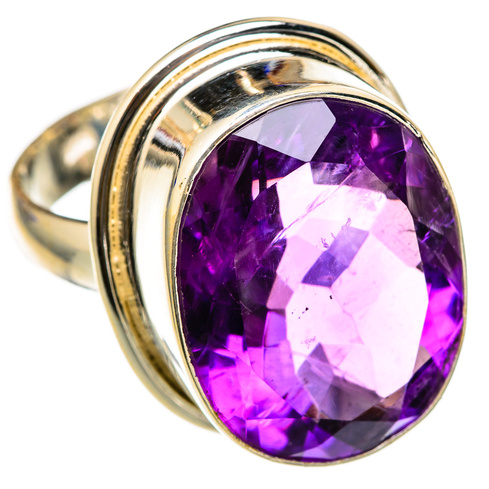 Amethyst Rings handcrafted by Anasilvercos - RING103455