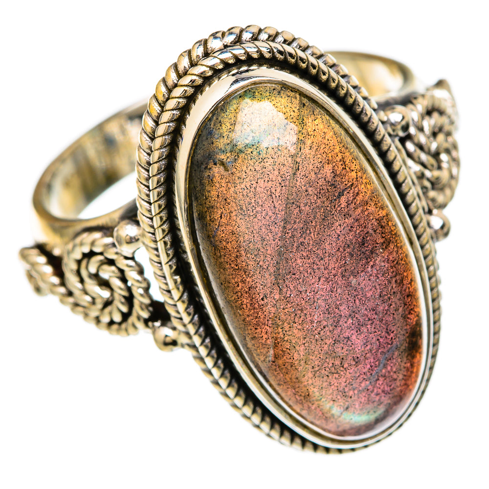 Labradorite Rings handcrafted by Anasilvercos - RING103484