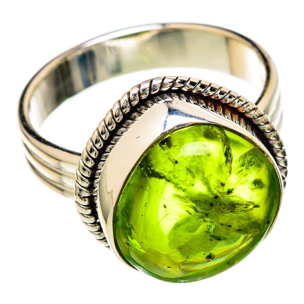 Peridot Rings handcrafted by Anasilvercos - RING103487