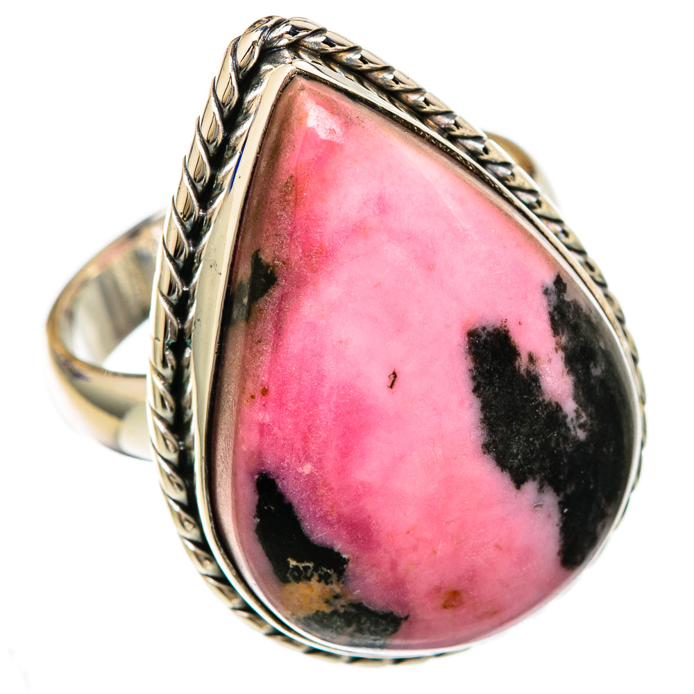 Rhodonite Rings handcrafted by Anasilvercos - RING103492
