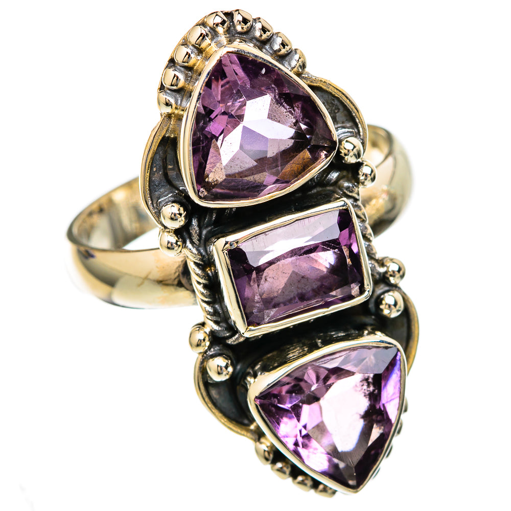 Amethyst Rings handcrafted by Anasilvercos - RING103496
