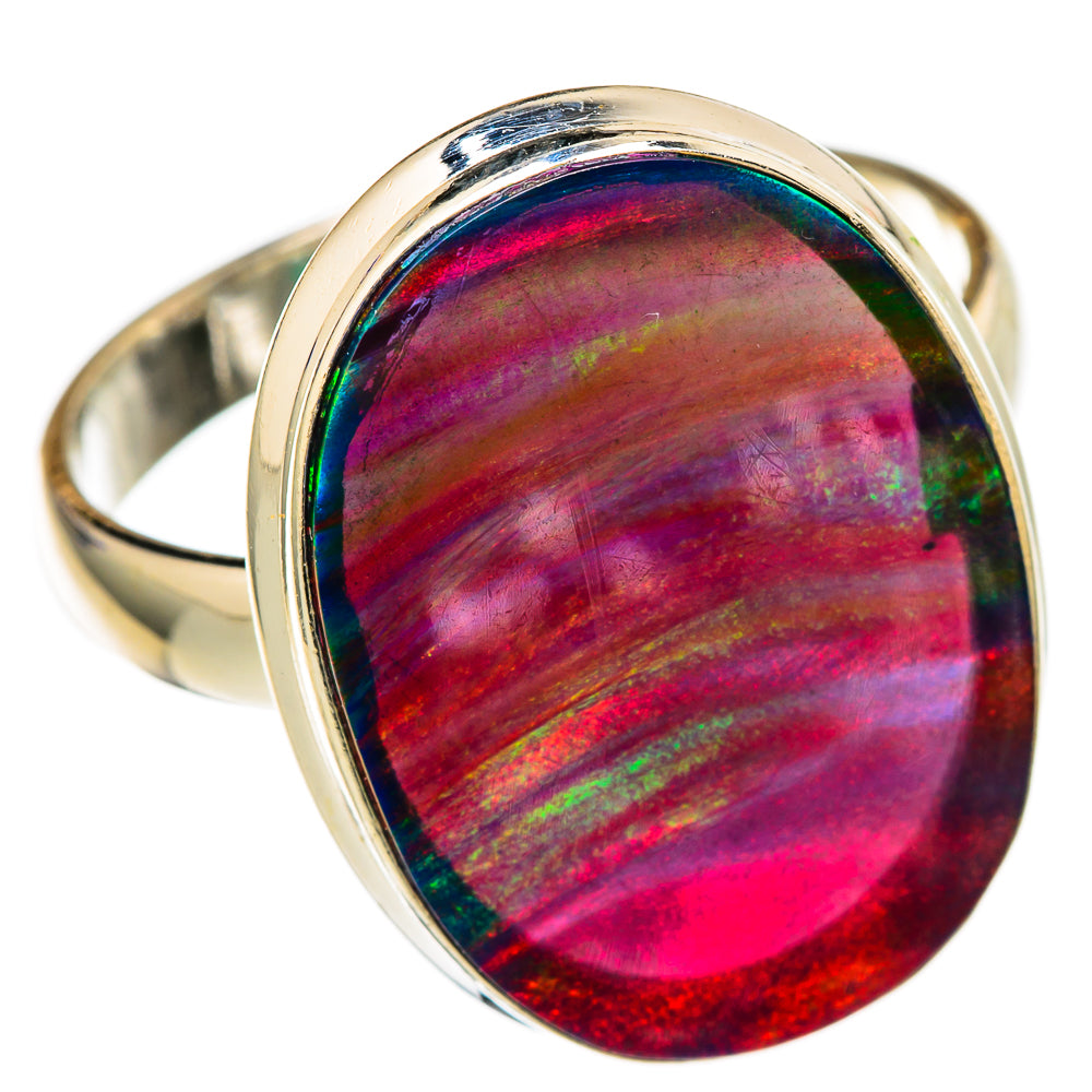 Aura Opal Rings handcrafted by Anasilvercos - RING103509