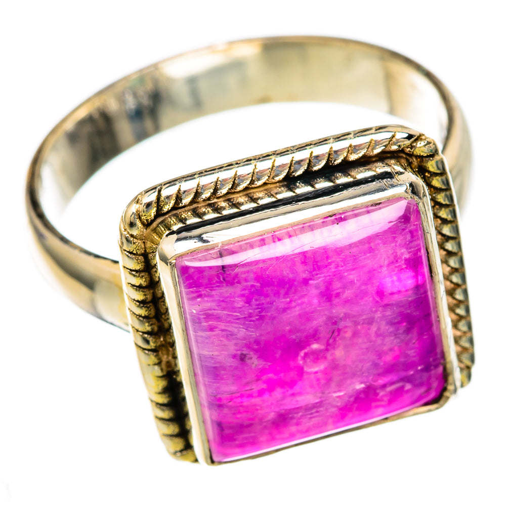 Pink Moonstone Rings handcrafted by Anasilvercos - RING103522