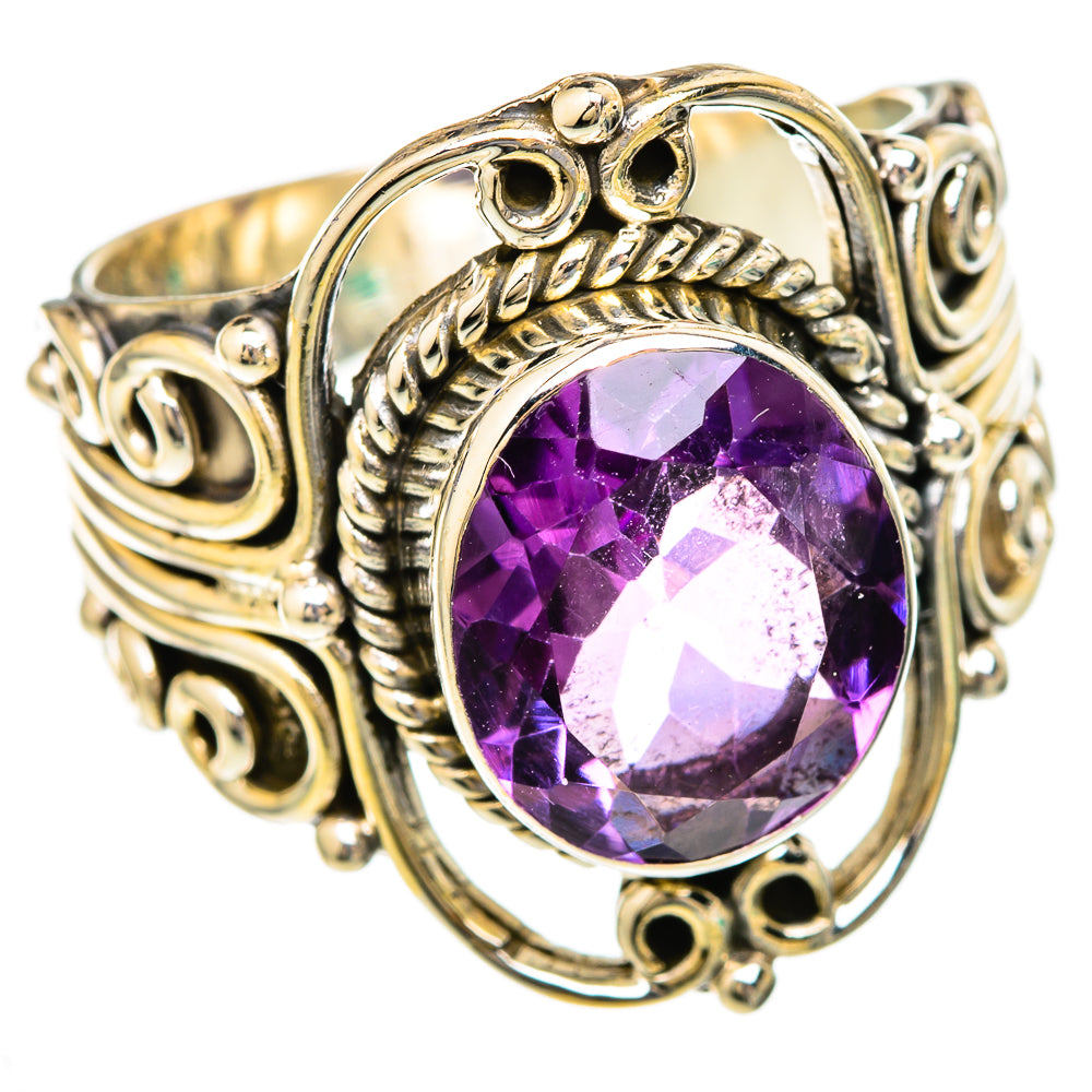 Amethyst Rings handcrafted by Anasilvercos - RING103528