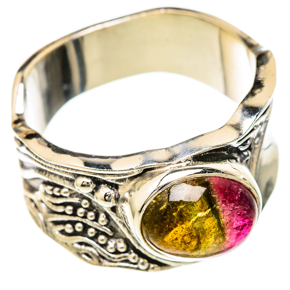 Watermelon Tourmaline Rings handcrafted by Anasilvercos - RING103537 - Photo 2