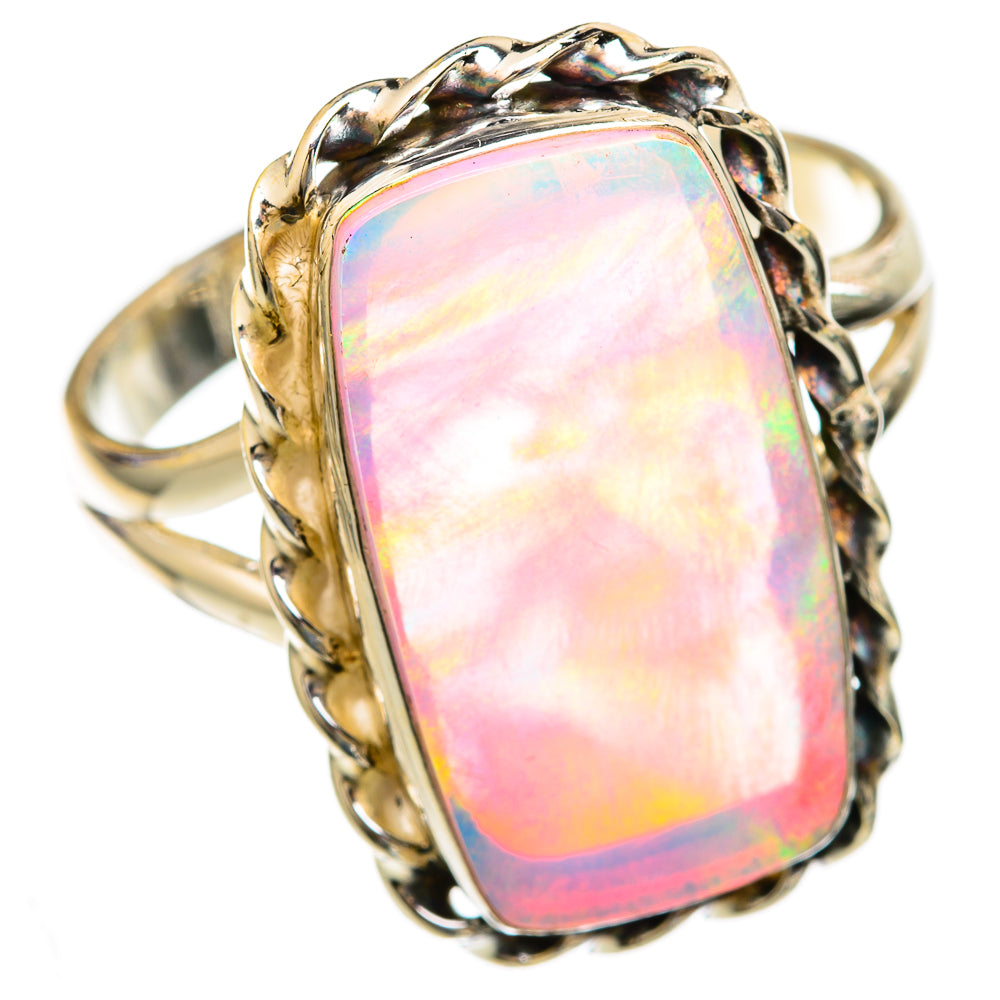 Aura Opal Rings handcrafted by Anasilvercos - RING103541 - Photo 2