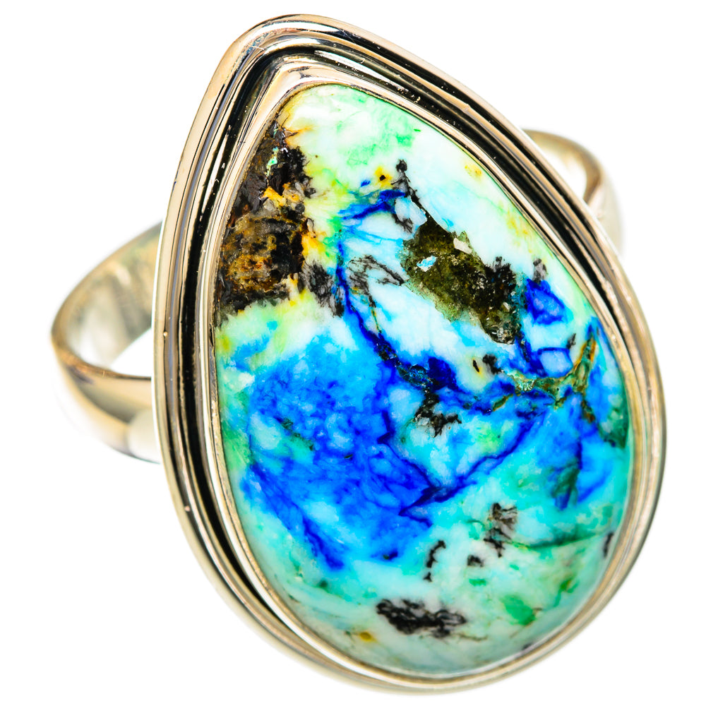 Blue Jasper Rings handcrafted by Anasilvercos - RING103544