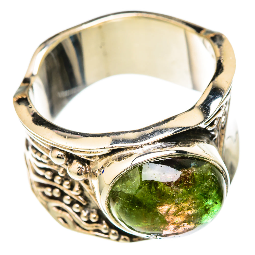 Peridot Rings handcrafted by Anasilvercos - RING103546