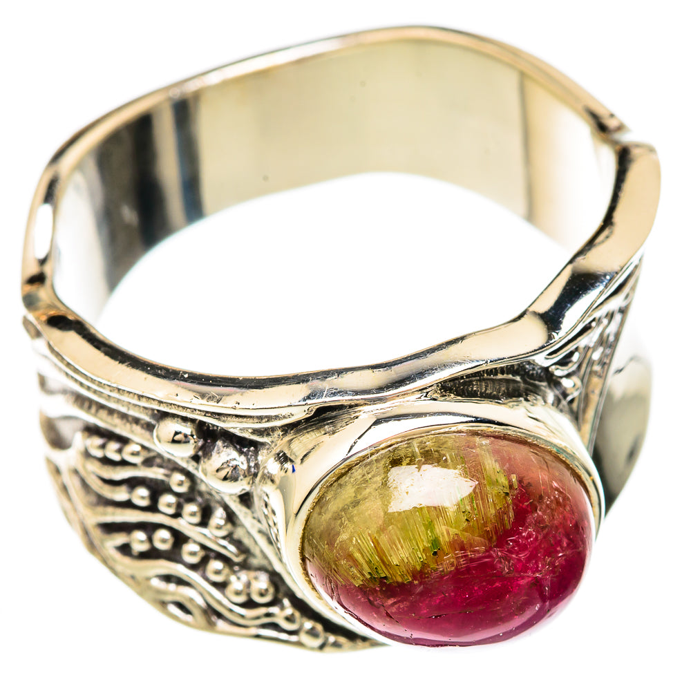 Watermelon Tourmaline Rings handcrafted by Anasilvercos - RING103552