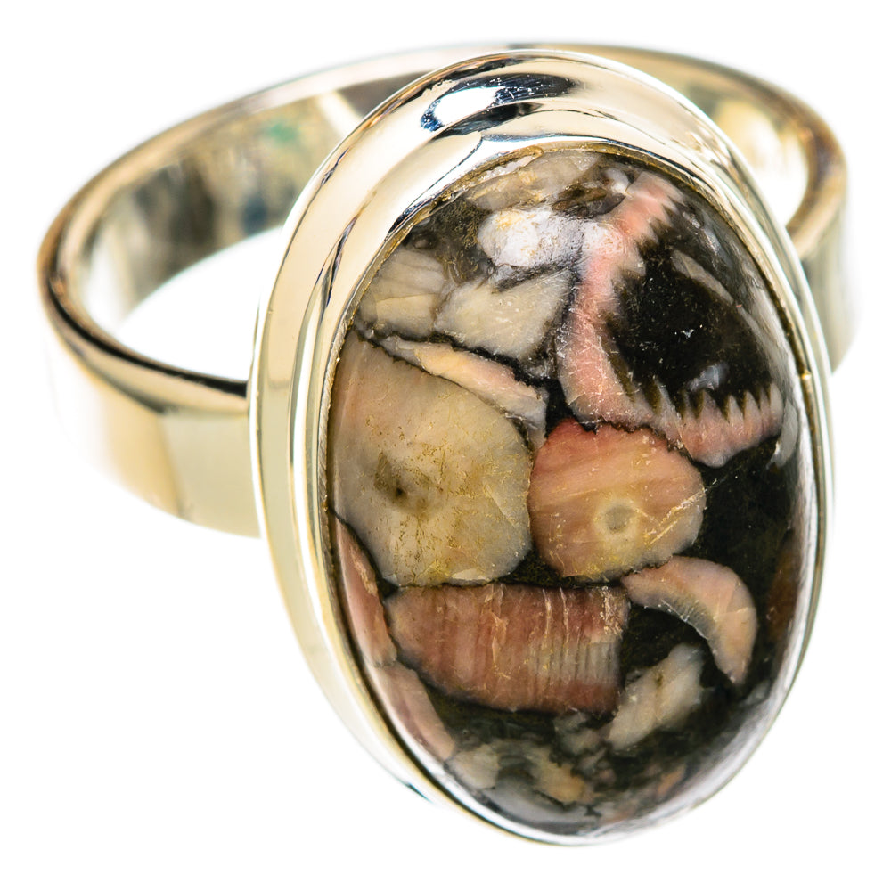 Crinoid Fossil Rings handcrafted by Anasilvercos - RING103576 - Photo 2