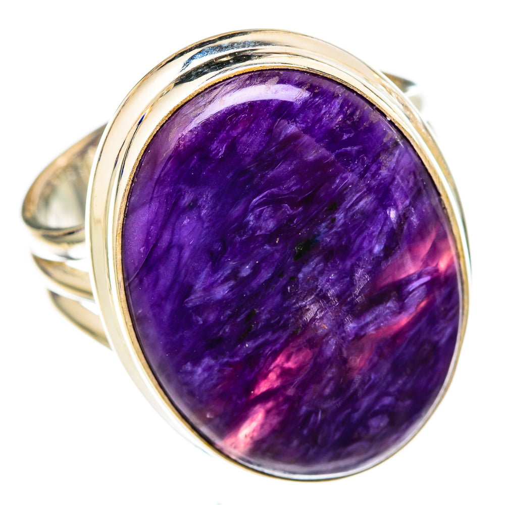 Charoite Rings handcrafted by Anasilvercos - RING103582