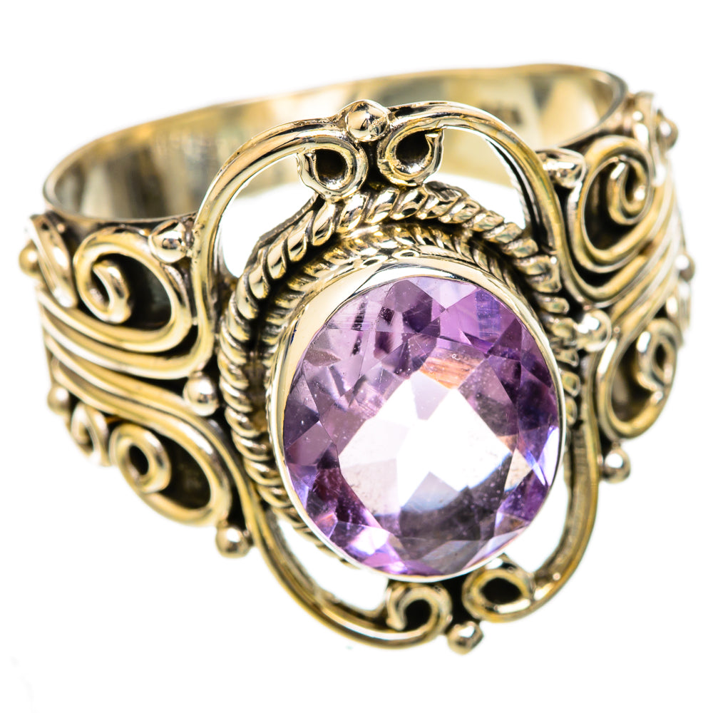 Amethyst Rings handcrafted by Anasilvercos - RING103583