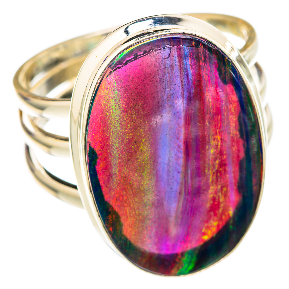 Aura Opal Rings handcrafted by Anasilvercos - RING103595
