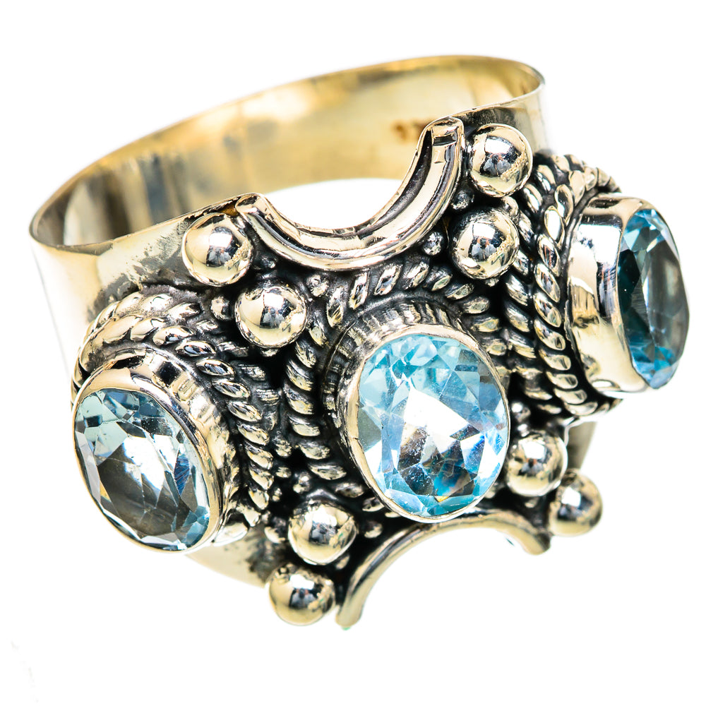 Blue Topaz Rings handcrafted by Anasilvercos - RING103601 - Photo 2
