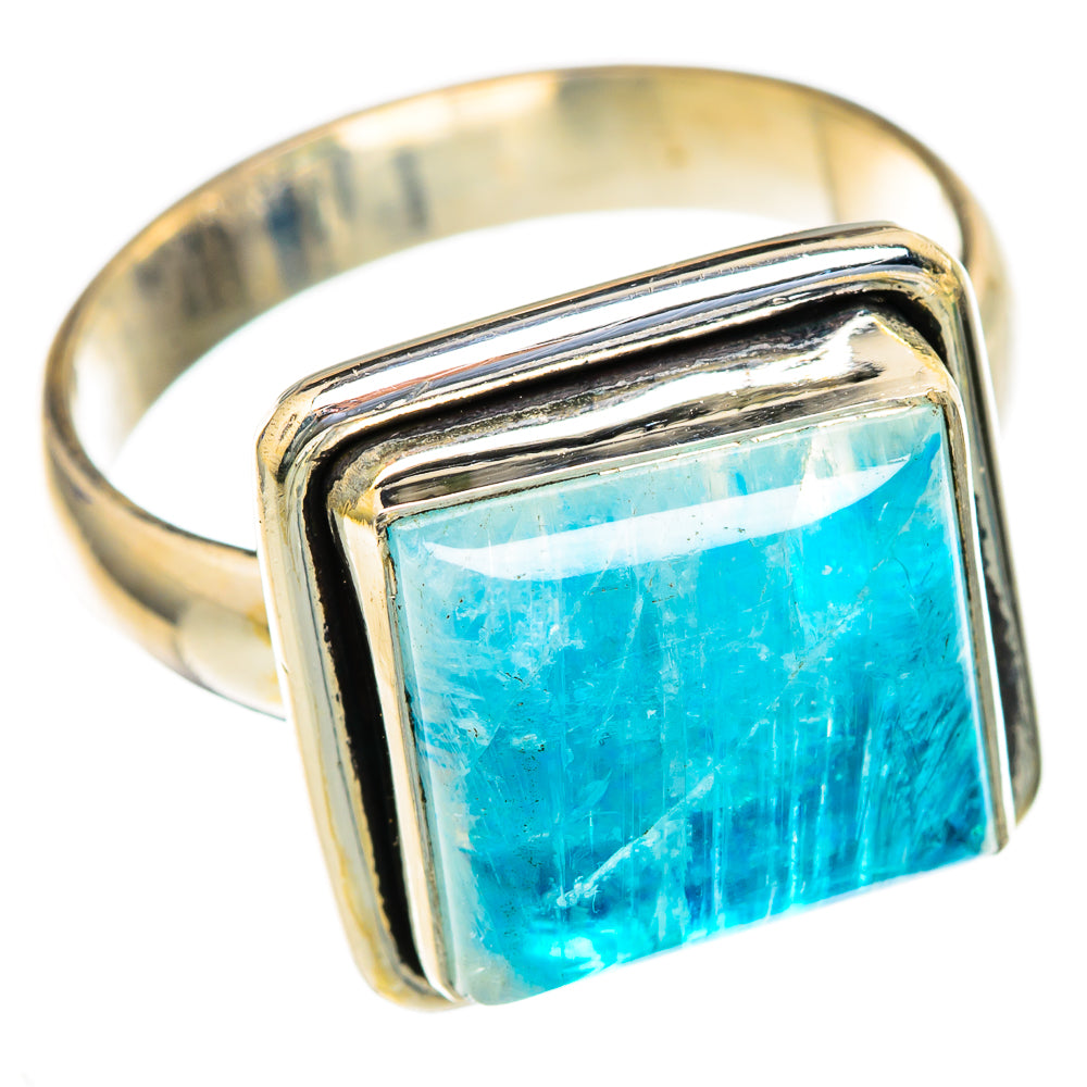 Rainbow Moonstone Rings handcrafted by Anasilvercos - RING103604