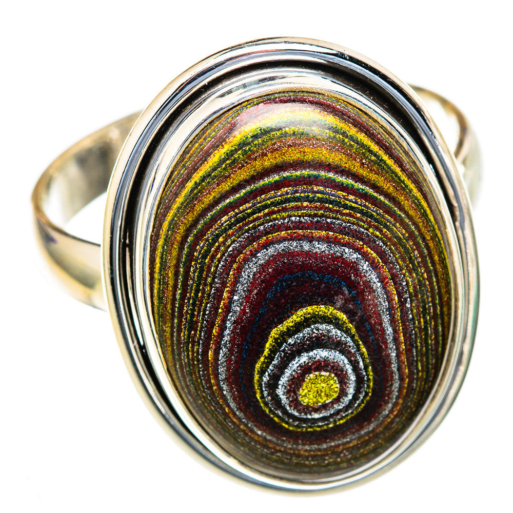 Bullseye Jasper Rings handcrafted by Anasilvercos - RING103607