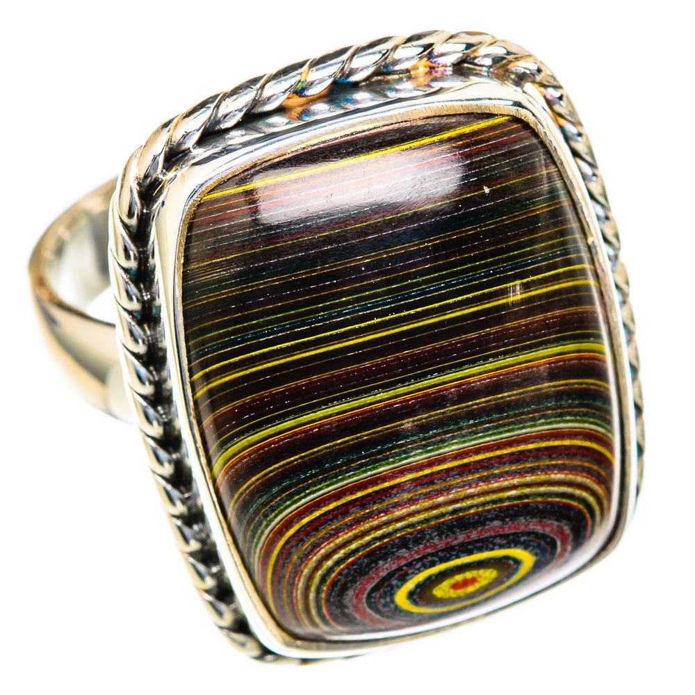 Bullseye Jasper Rings handcrafted by Anasilvercos - RING103608