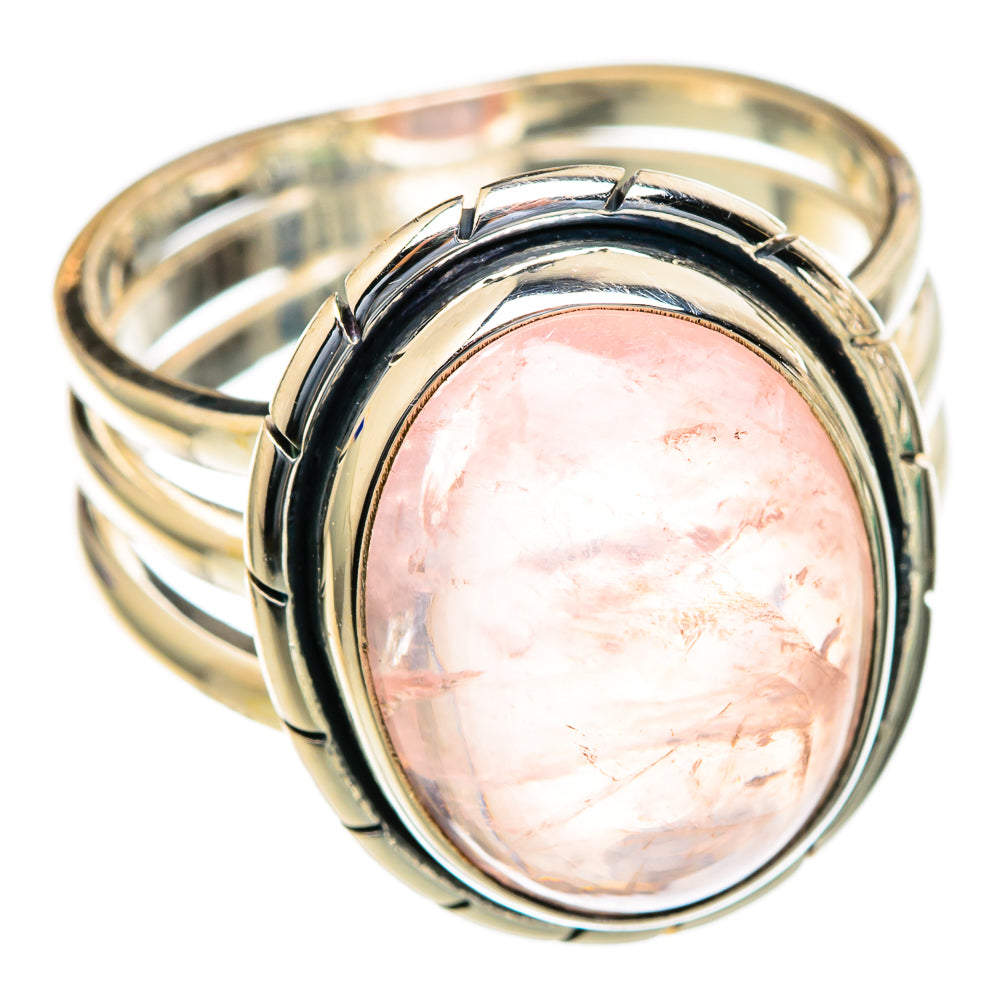 Rose Quartz Rings handcrafted by Anasilvercos - RING103610 - Photo 2