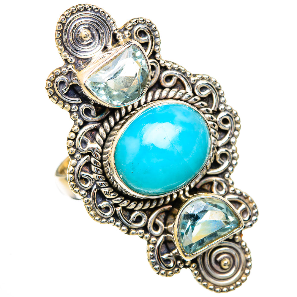 Larimar Rings handcrafted by Anasilvercos - RING103636 - Photo 2