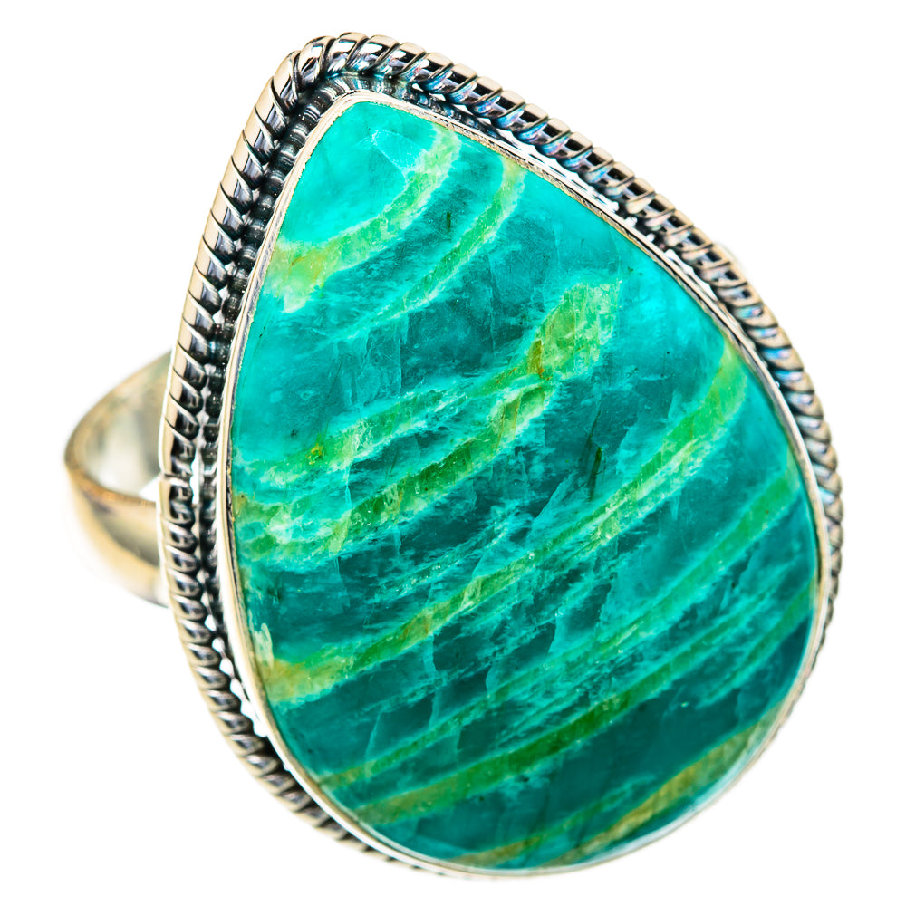 Amazonite Rings handcrafted by Anasilvercos - RING103646