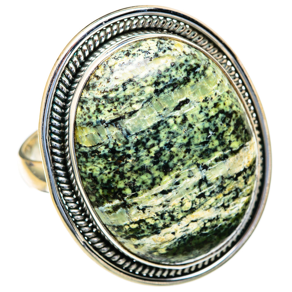 Lizard Jasper Rings handcrafted by Anasilvercos - RING103648 - Photo 2