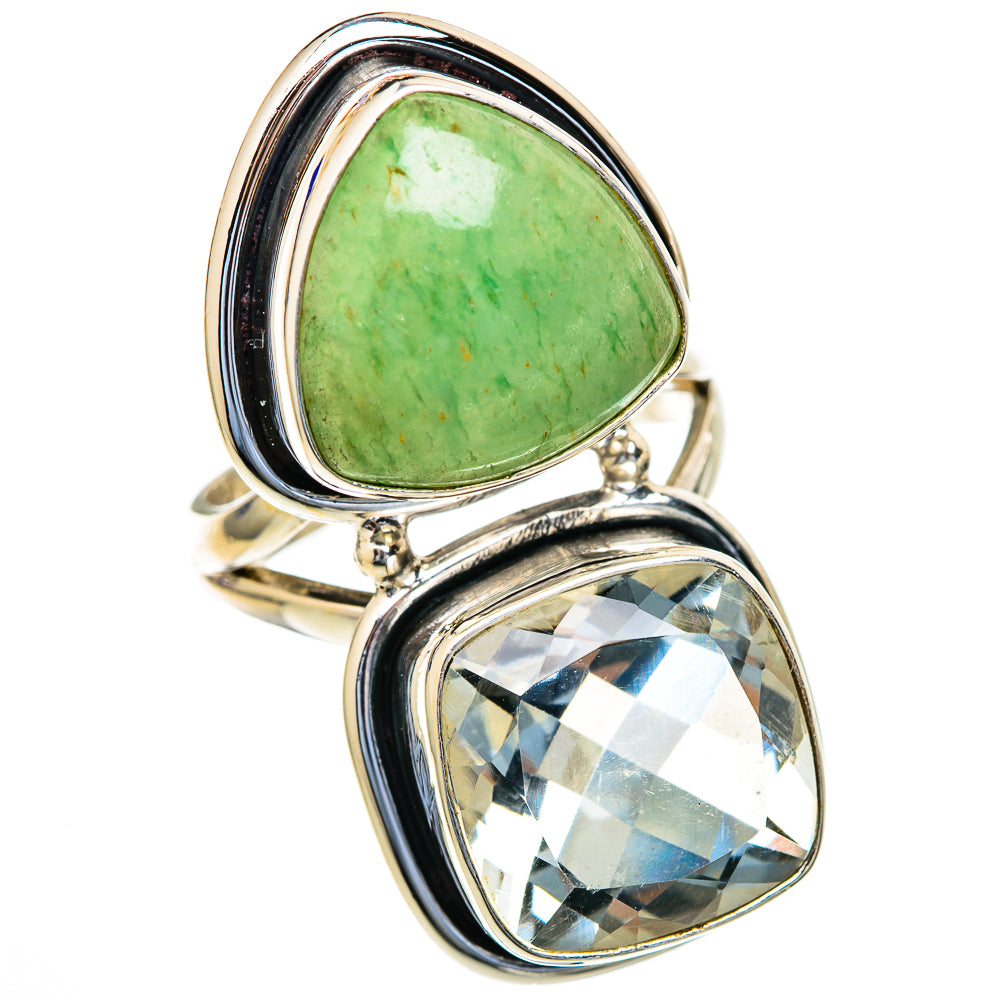 Green Aventurine Rings handcrafted by Anasilvercos - RING103650 - Photo 2