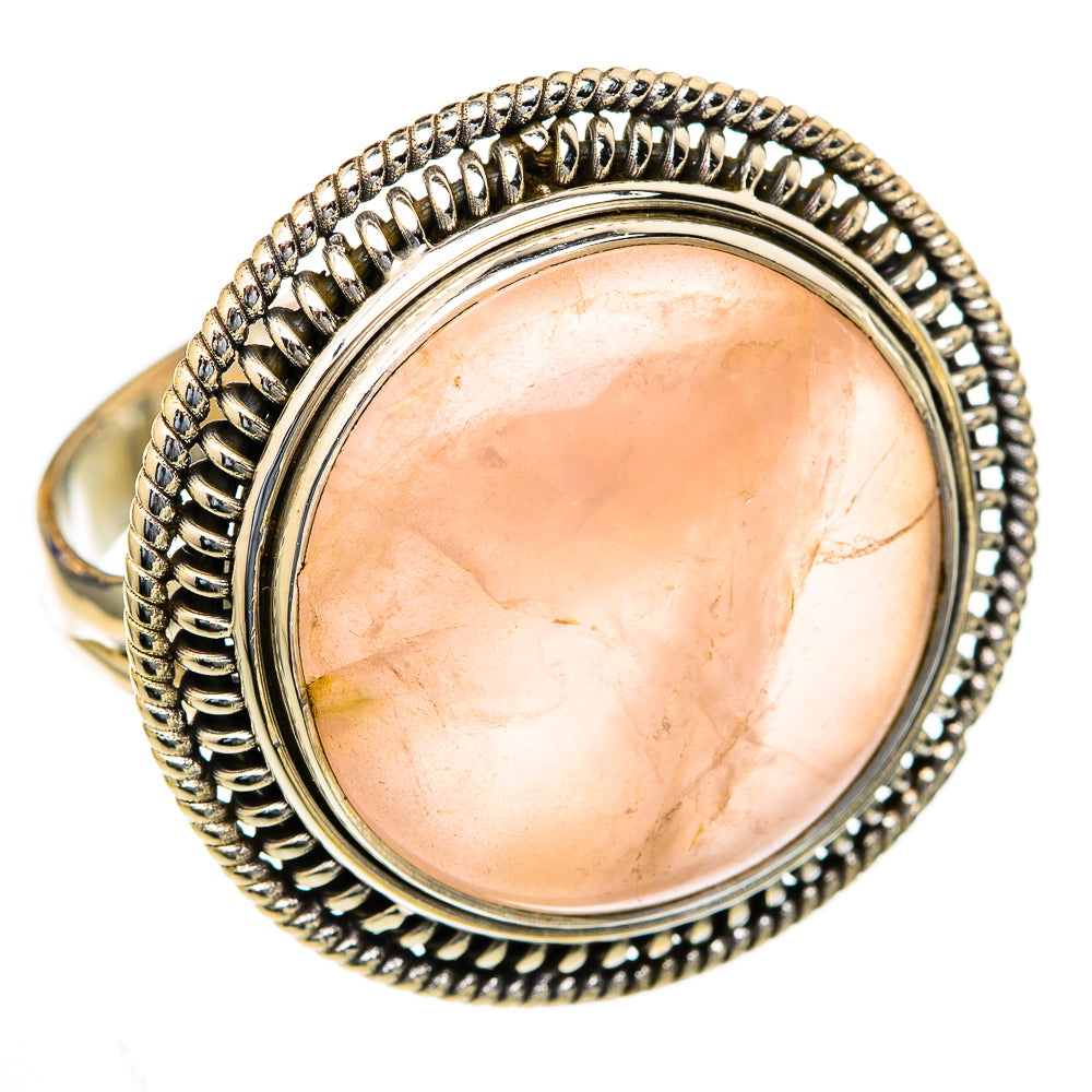 Rose Quartz Rings handcrafted by Anasilvercos - RING103660 - Photo 2