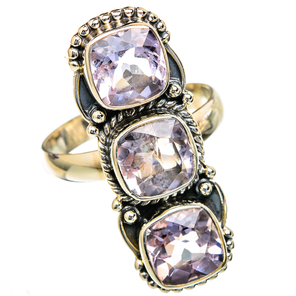 Kunzite Rings handcrafted by Anasilvercos - RING103677