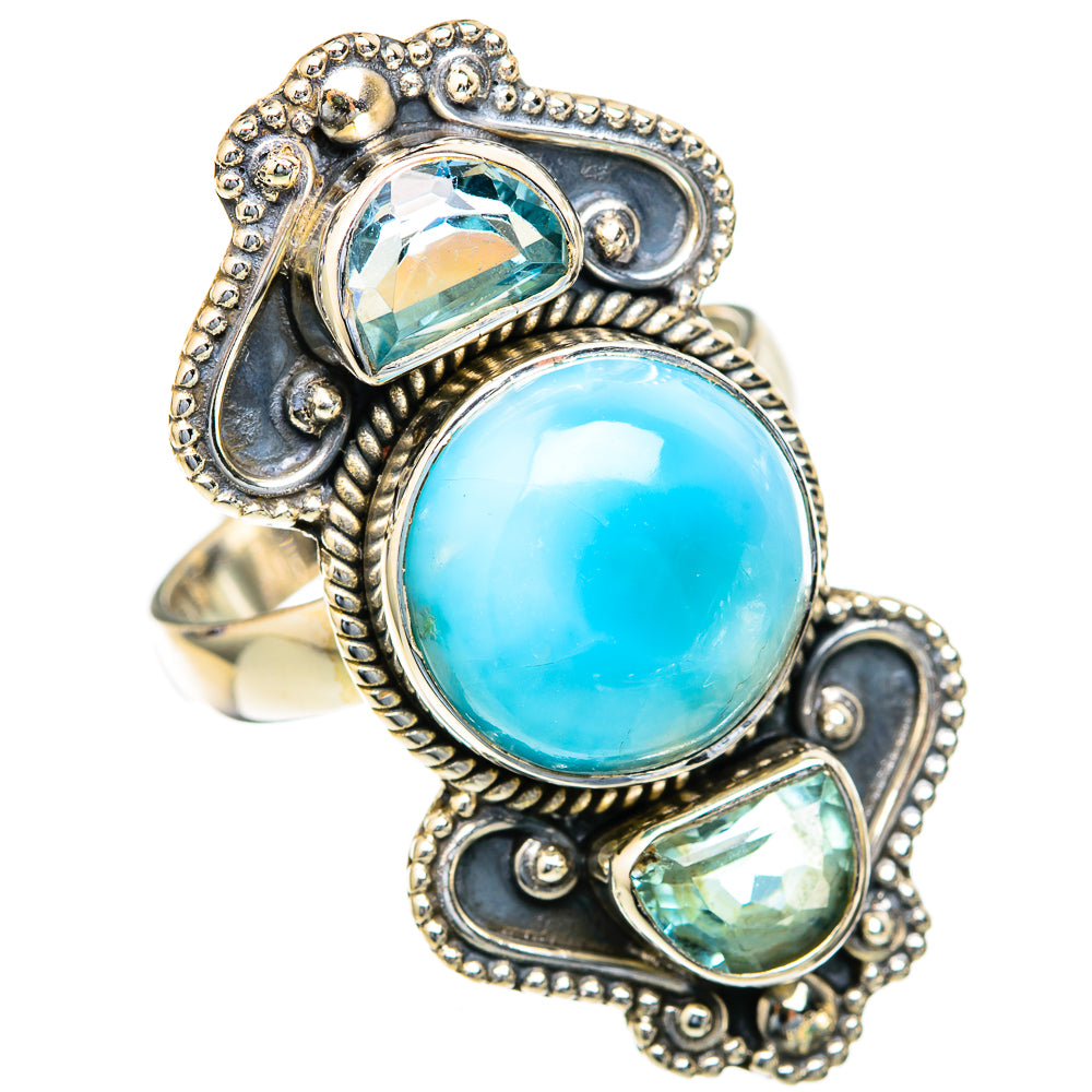 Larimar Rings handcrafted by Anasilvercos - RING103692 - Photo 2