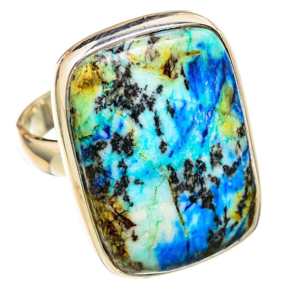 Blue Jasper Rings handcrafted by Anasilvercos - RING103697