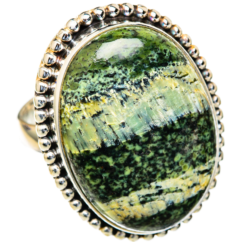 Lizard Jasper Rings handcrafted by Anasilvercos - RING103705 - Photo 2