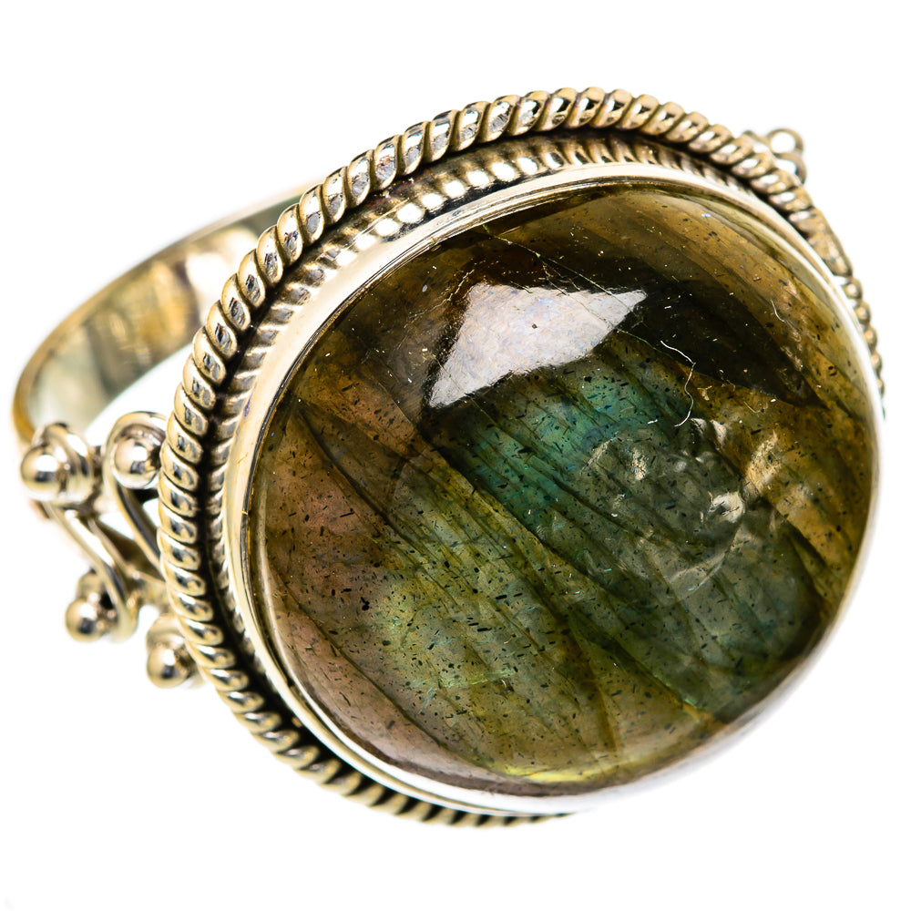 Labradorite Rings handcrafted by Anasilvercos - RING103709