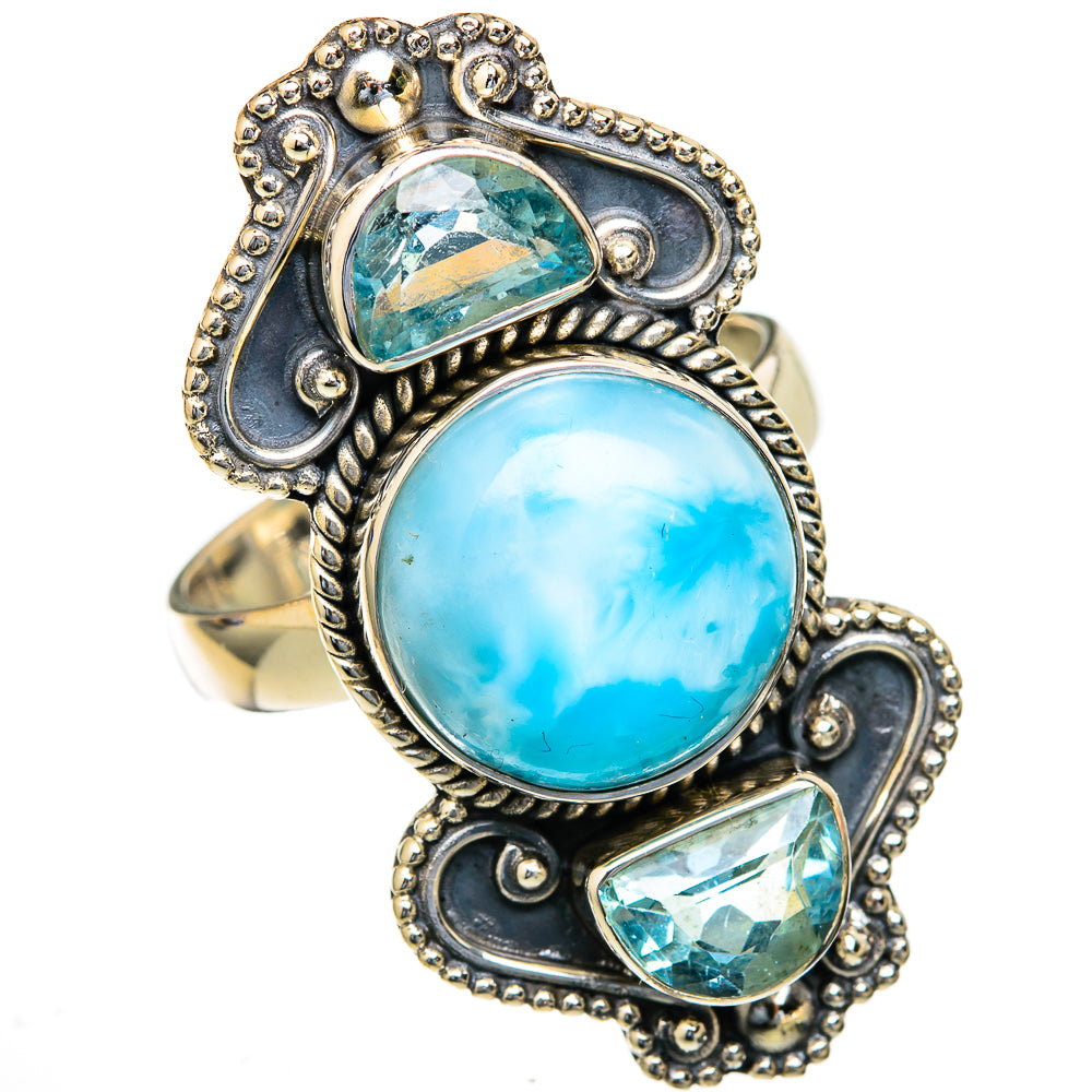 Larimar Rings handcrafted by Anasilvercos - RING103755 - Photo 2