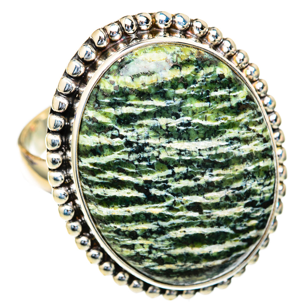 Lizard Jasper Rings handcrafted by Anasilvercos - RING103761 - Photo 2