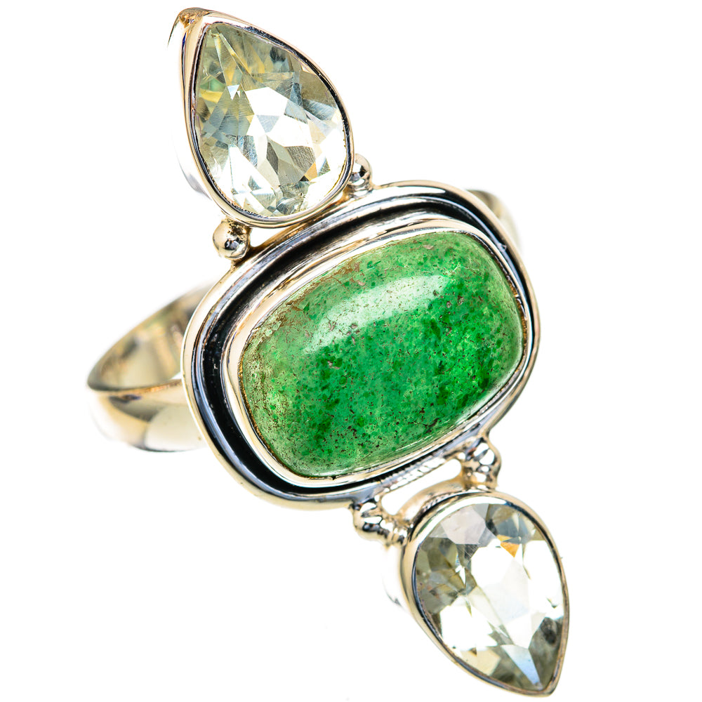 Green Aventurine Rings handcrafted by Anasilvercos - RING103763 - Photo 2