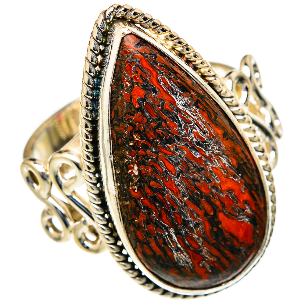 Dinosaur Bone Rings handcrafted by Anasilvercos - RING103765