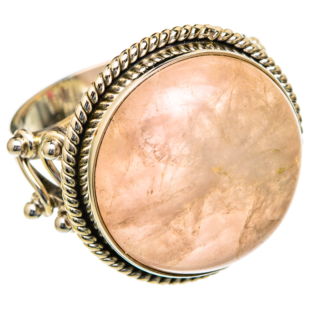 Rose Quartz Rings handcrafted by Anasilvercos - RING103773 - Photo 2