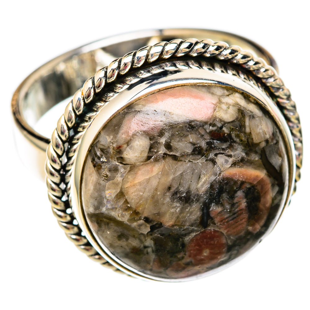 Crinoid Fossil Rings handcrafted by Anasilvercos - RING103787 - Photo 2