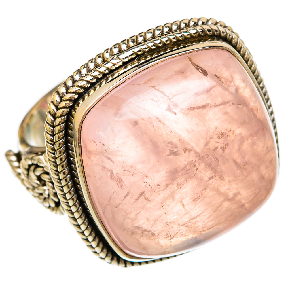 Rose Quartz Rings handcrafted by Anasilvercos - RING103789 - Photo 2