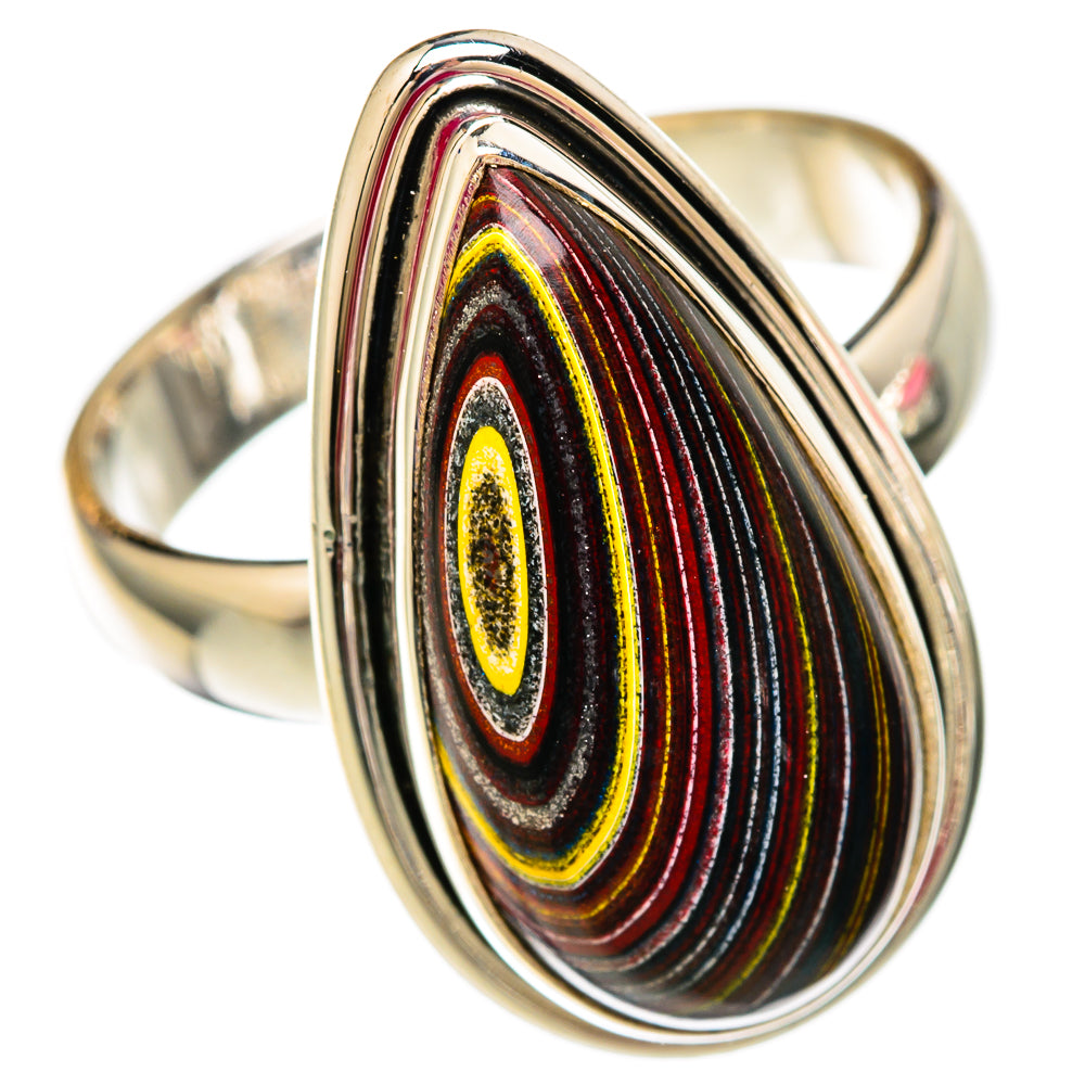 Fordite Rings handcrafted by Anasilvercos - RING103802