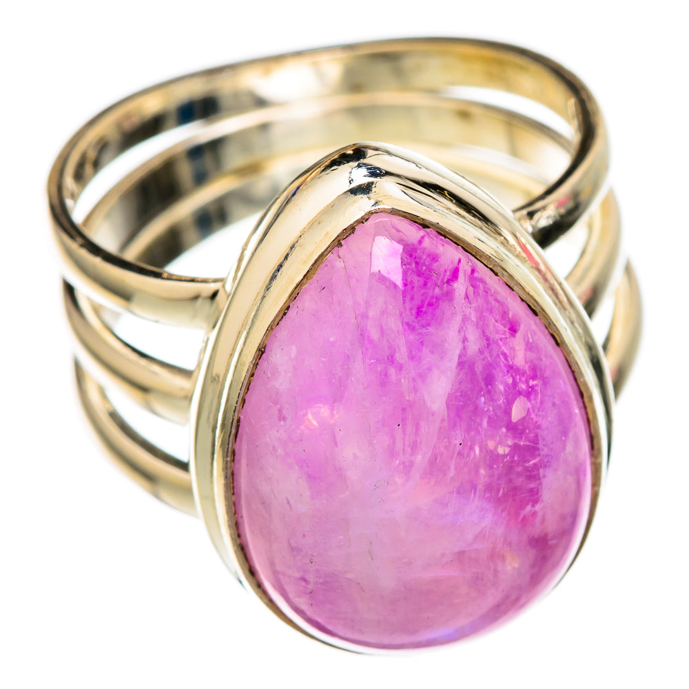 Pink Moonstone Rings handcrafted by Anasilvercos - RING103804 - Photo 2